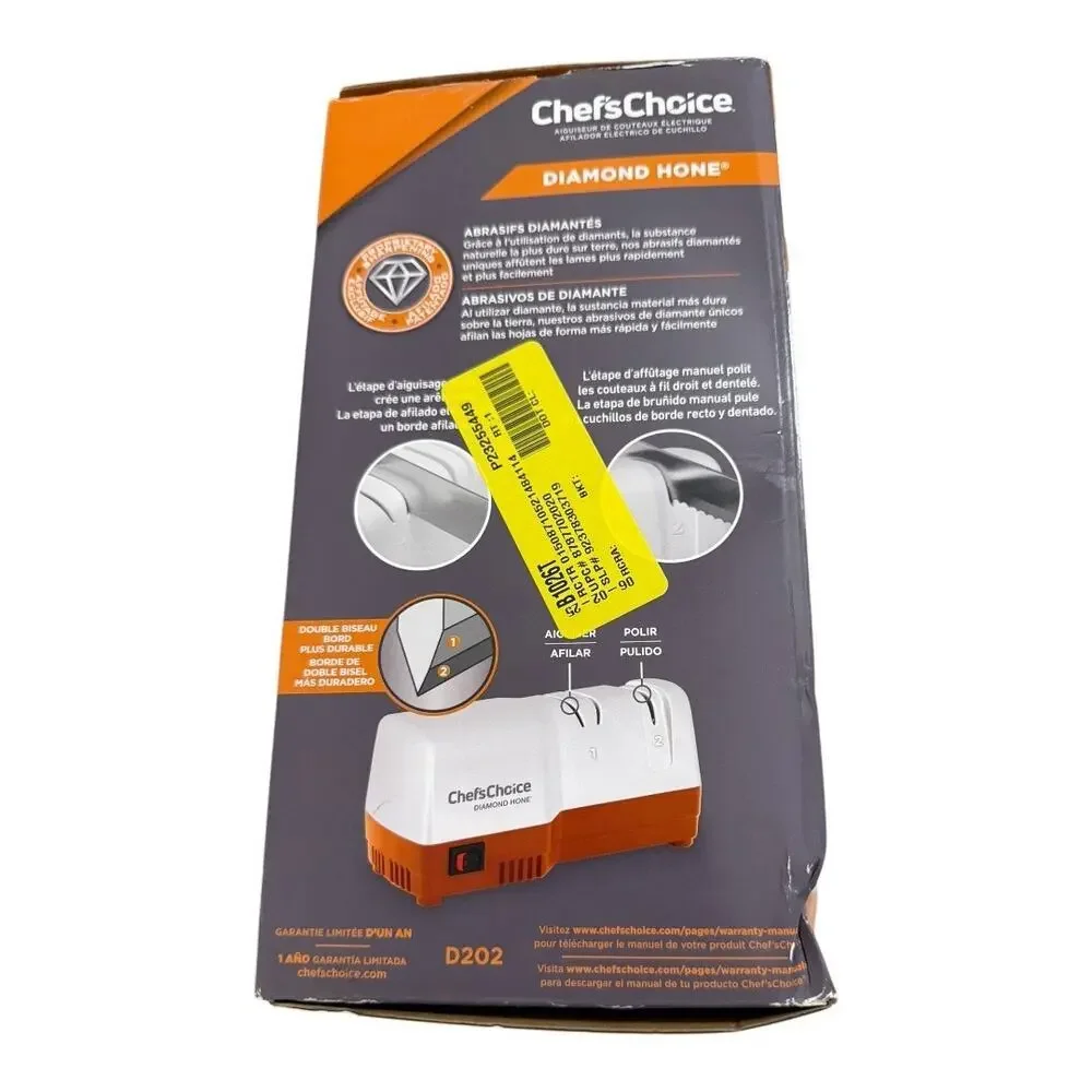 Chef’sChoice Diamond Hone Kitchen Knife Sharpener 2-Stage‎ USA-Made NEW/NIB!!
